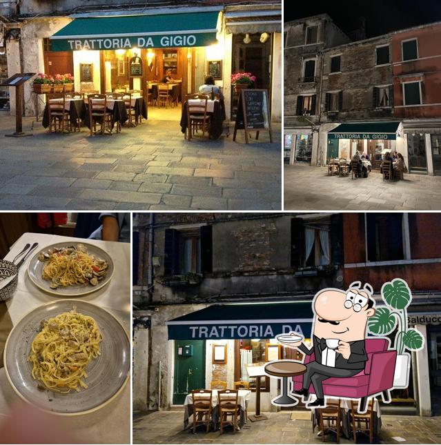 Gli interni di Trattoria Da Gigio