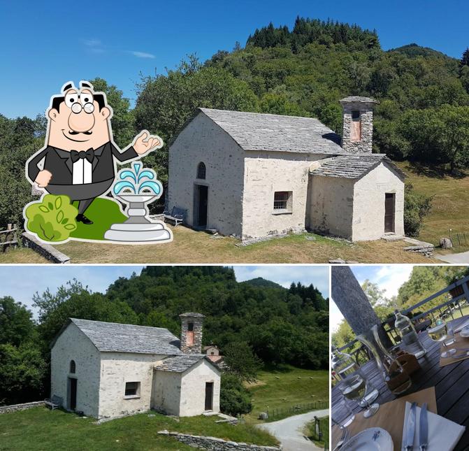 L'area esterna è una caratteristica importante di Ristoro San Michele al Monte