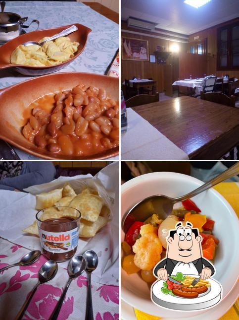 Platti al Trattoria della Pace