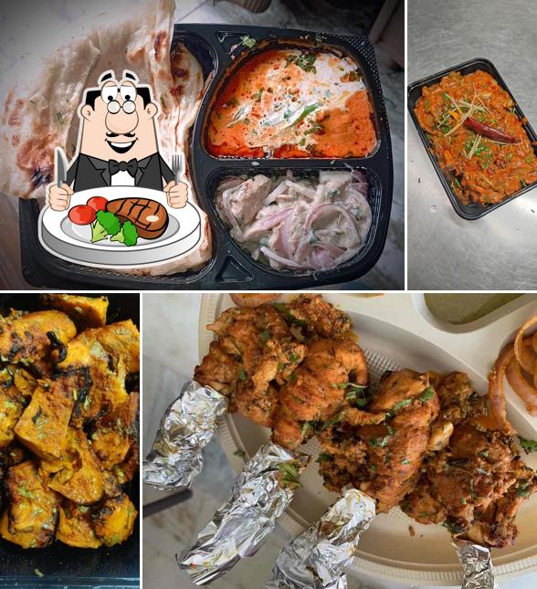 Order meat meals from the menu