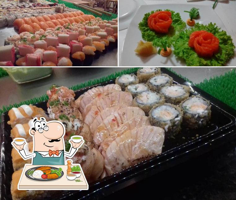 Comida em Wasabi Sushi House