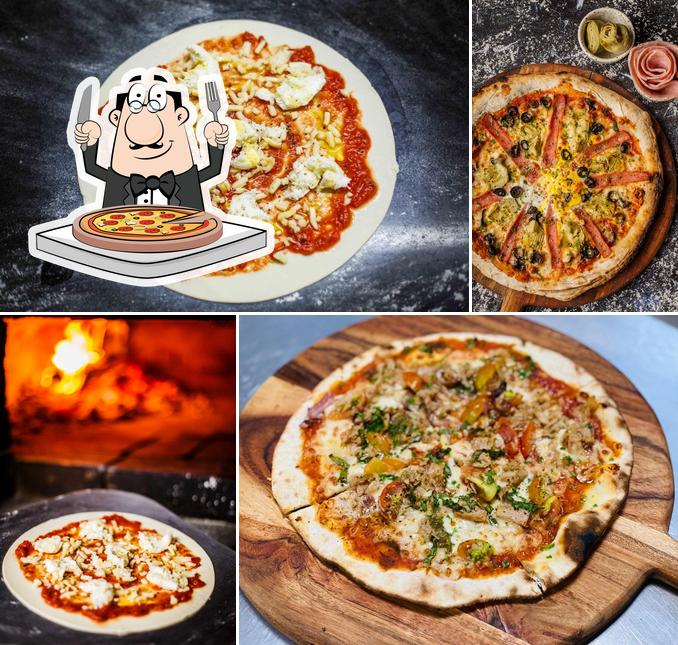Get pizza at Ciros Pizzeria Adyar