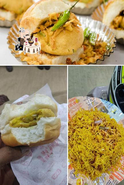 Food at Goli Vada Pav No.1