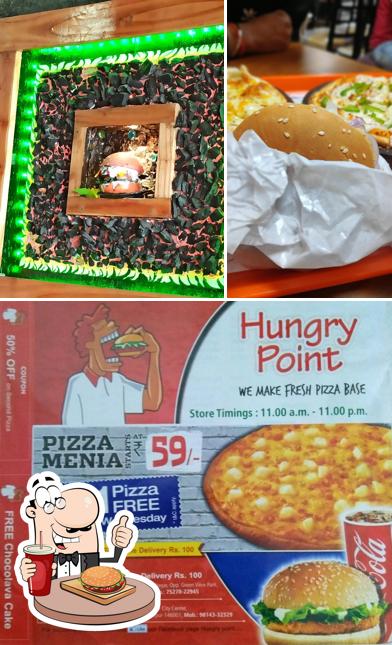 Try out a burger at Hungry Point
