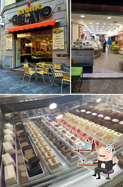 Dai un'occhiata agli interni di Crema di Gelato