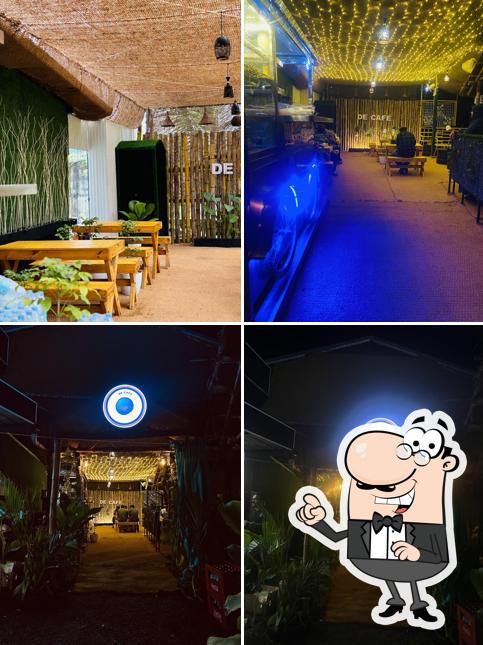 The restaurant's exterior and interior