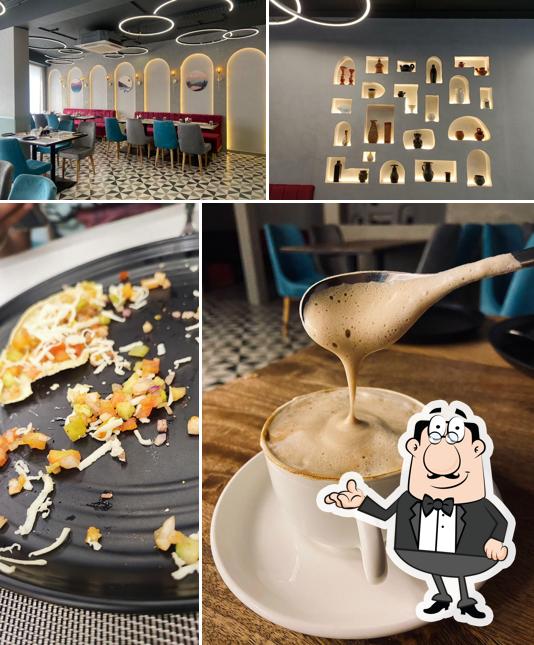 The interior of Daily Meals Cafe & Rooftop