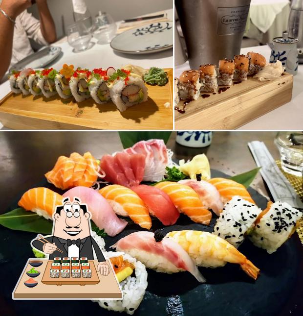 Prova le varie opzioni di sushi