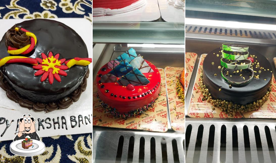 Chocolate cake at Pragati Bakery