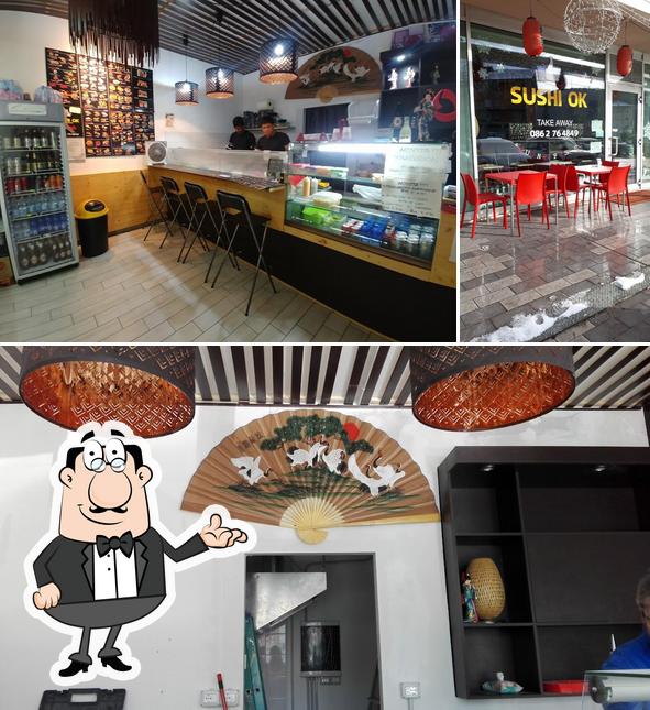 Gli interni di Sushi OK
