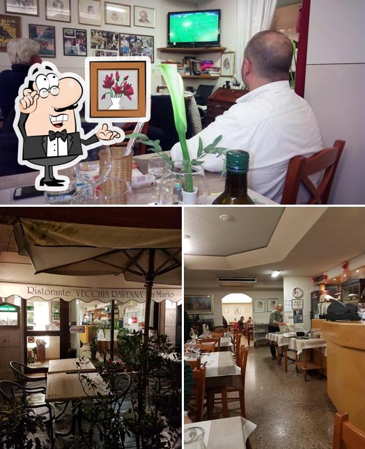 Dai un'occhiata agli interni di Vecchia Ravenna da Mario - Pasta fatta in casa, Menù di carne e pesce