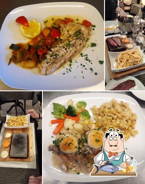 Salmone grigliato al Restaurant du Marché