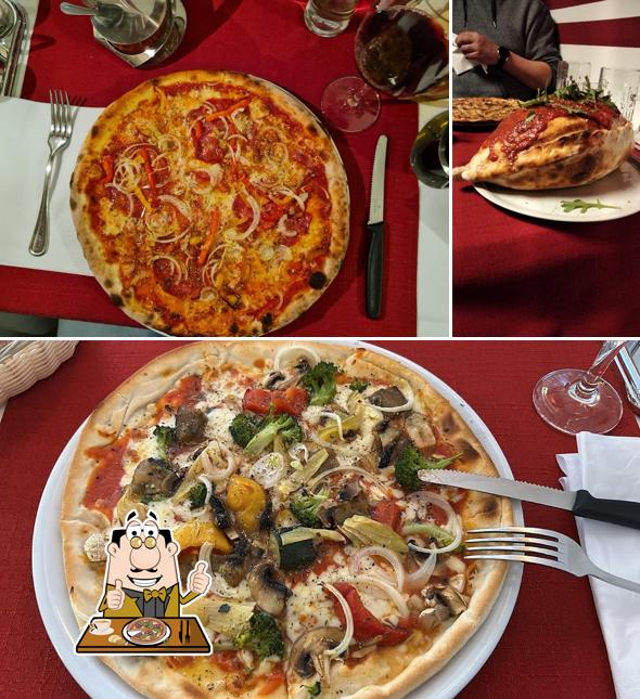 A Ristorante Pizzeria Neu Sternen, puoi assaggiare una bella pizza