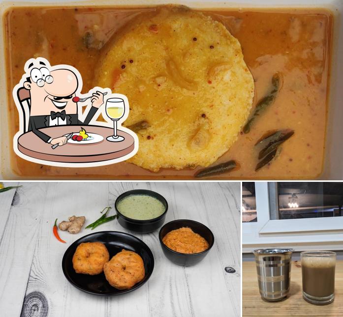 This is the image displaying food and beverage at Thindian Cafe