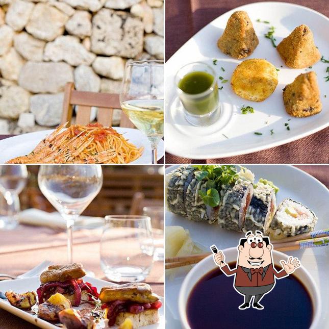 Platti al Trattoria Sant'Elia