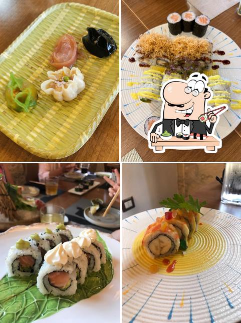 Ordina le varie opzioni di sushi