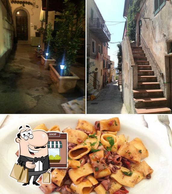 Trattoria Pizzeria Il Vicoletto si caratterizza per la esterno e cibo