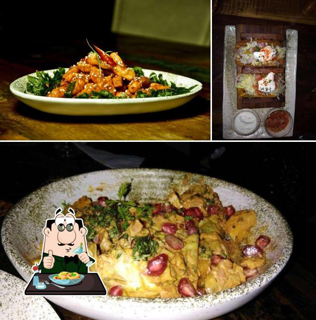 Food at Bulls & Beers, MRP Bar