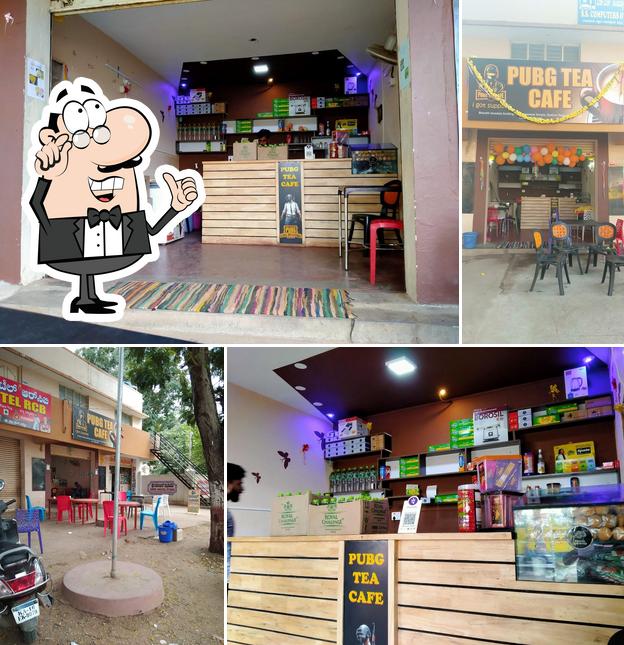The interior of PUBG TEA CAFE