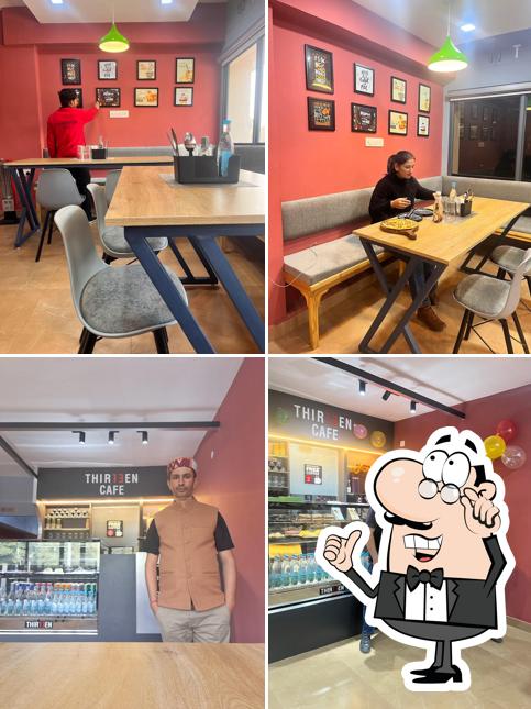 The interior of Thirteen cafe & restaurant