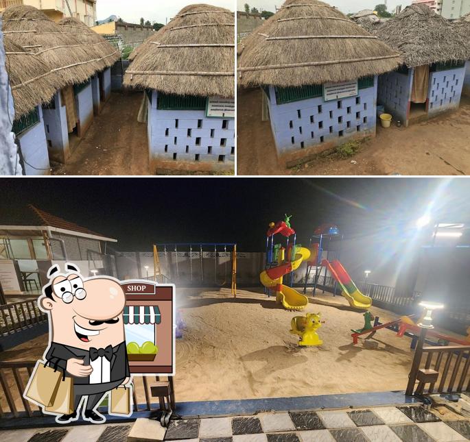 Take a look at the picture displaying exterior and food at Dolphin Restaurant A/C