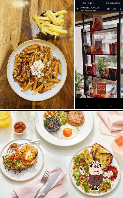 Food at Jamie Oliver Kitchen Cafe