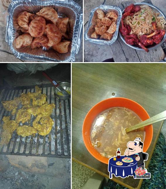 Order different seafood items available at Eats N Blends