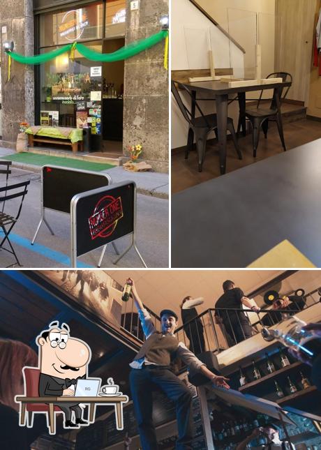 Gli interni di Bar Number One