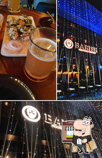 This is the image showing exterior and beer at Barish Moon Bar & Lounge