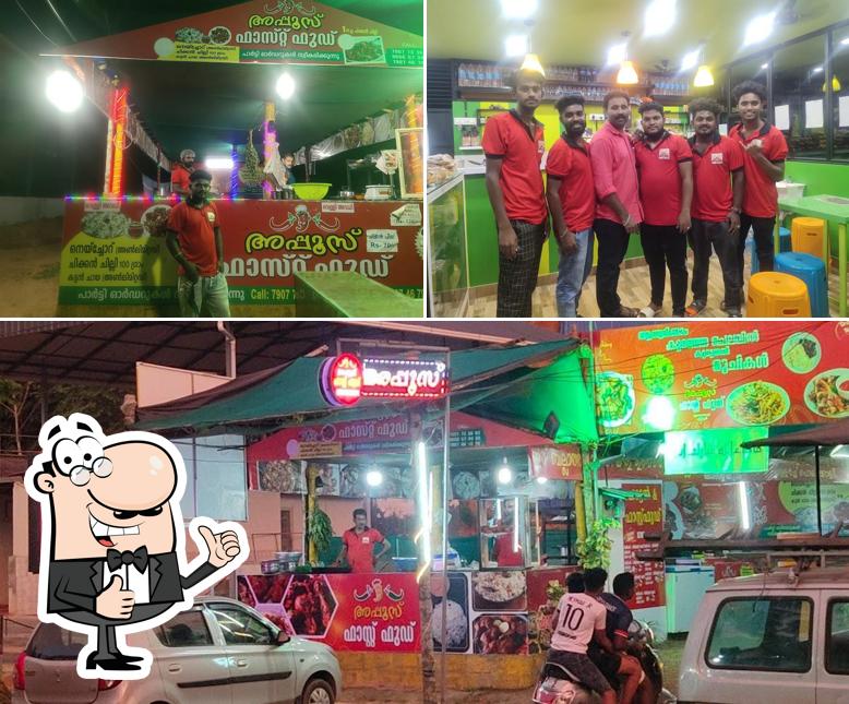 See this pic of Appoos Fast Food