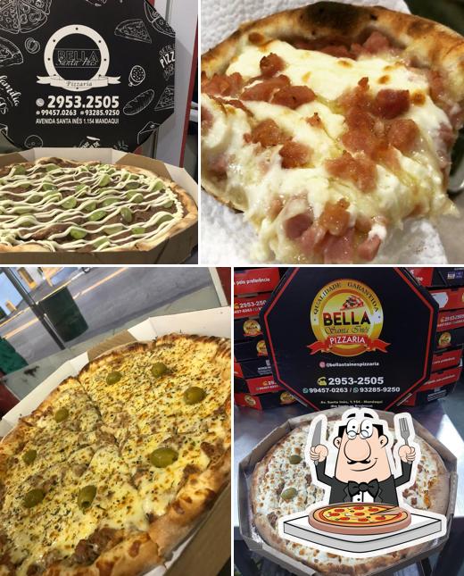 Experimente pizza no BELLA SANTA INES PIZZARIA