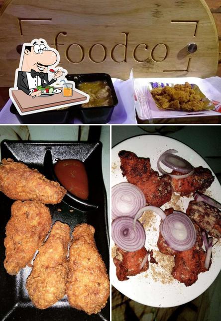 Food at Foodco Courtyard