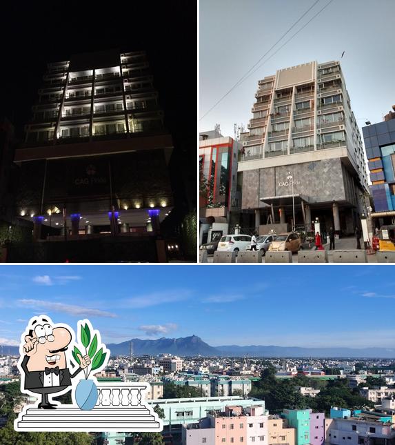 The exterior of Hotel CAG Pride