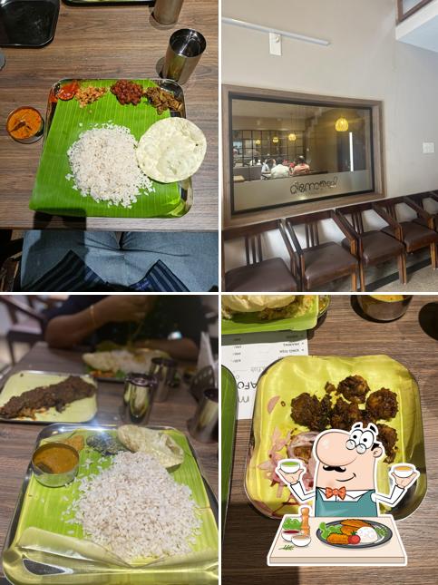 Meals at Meenology seafood restaurant