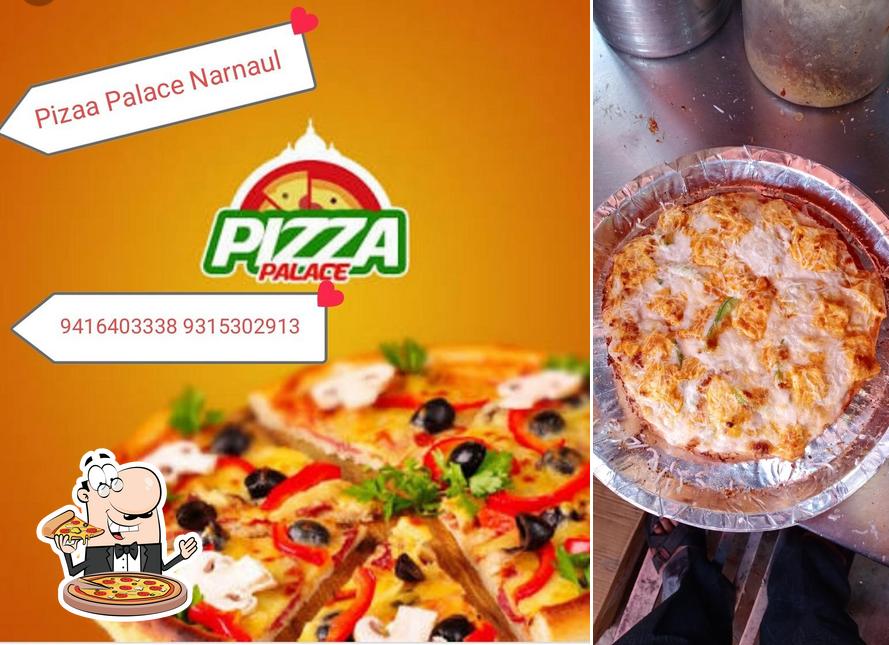Pick pizza at Pizza Palace Narnaul