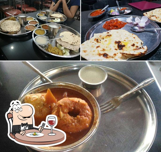 Food at Hotel Radhika