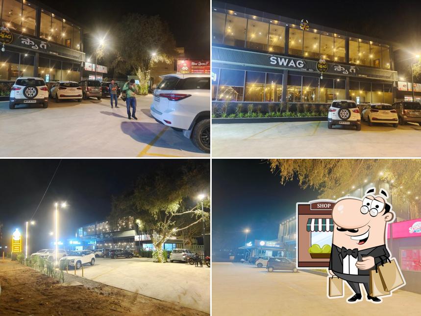 The exterior of SWAG Dine In