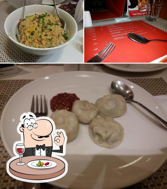 The restaurant's food and beverage