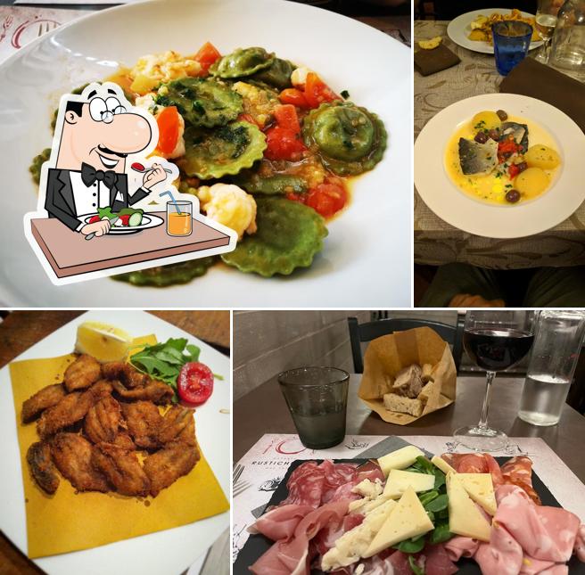 Platti al Osteria Rustichello