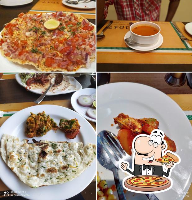 Try out pizza at 1947 Restaurant