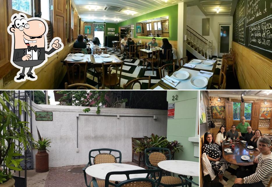 O interior do Botequim