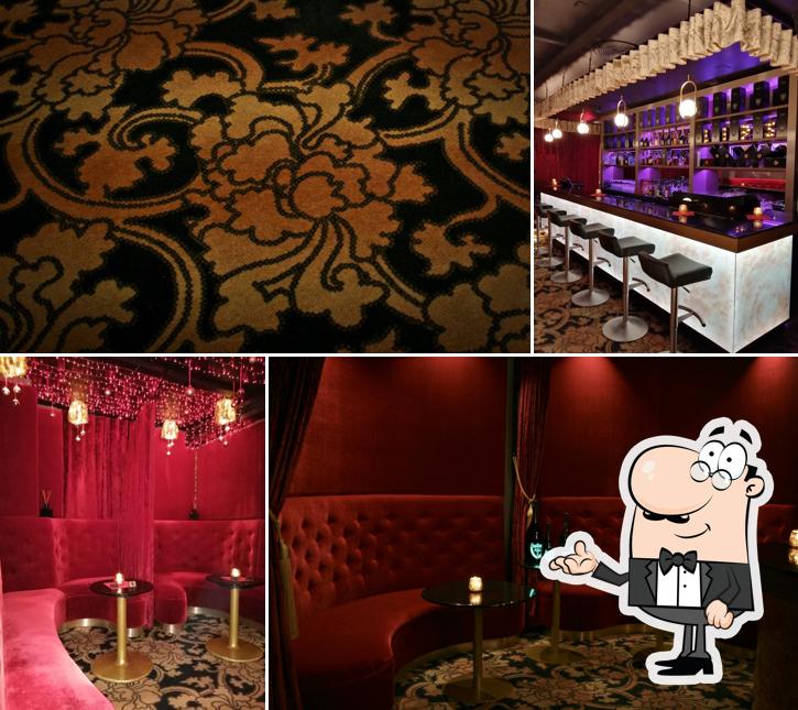 Gli interni di RED LIPS Strip Club Cabaret Night Club