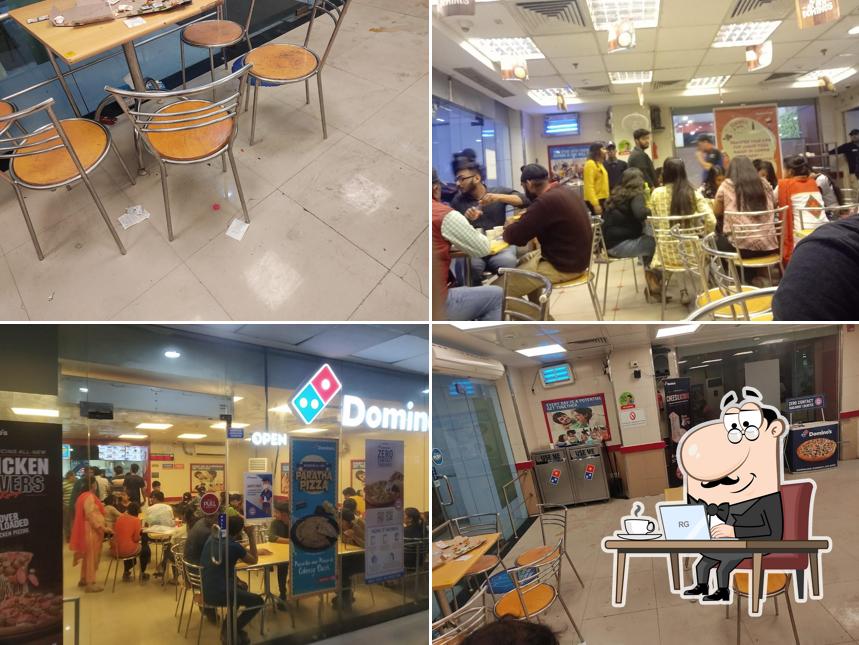 Check out how Domino's Pizza Riico City Mall, Kota looks inside