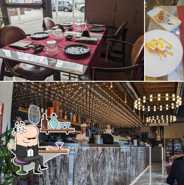 Gli interni di Drago Sushi