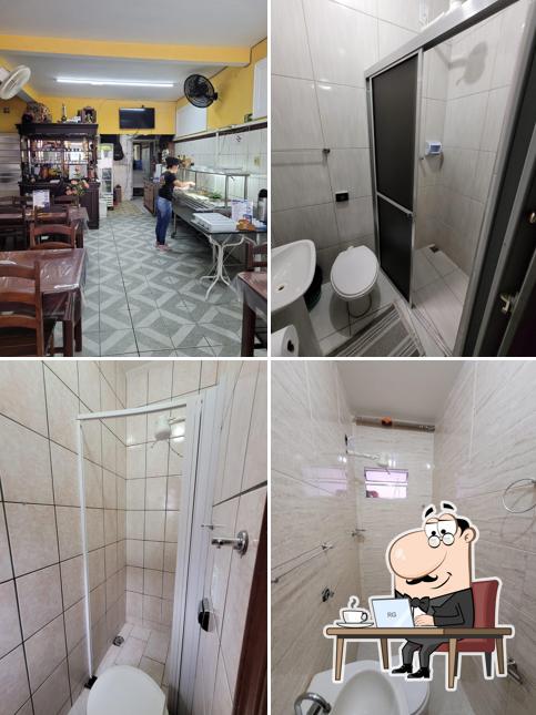 O interior do Pousada e Restaurante Estrela Azul