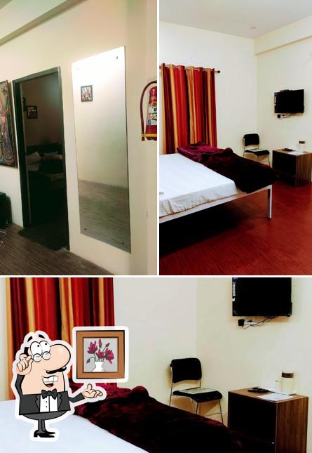 The interior of Babaji's Abode Home Stay