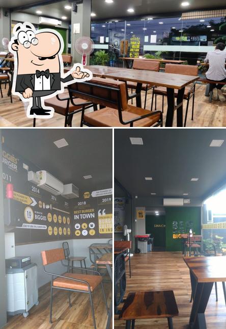 The interior of Biggies Burger : Saravanampatti (Coimbatore)