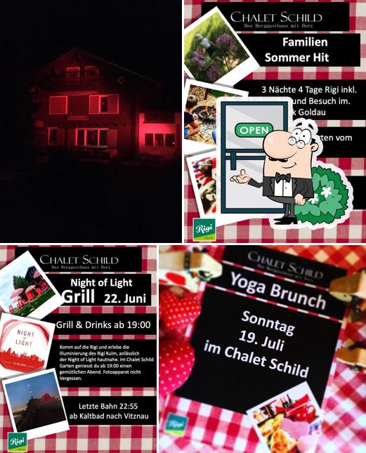 Gli esterni di Chalet Schild