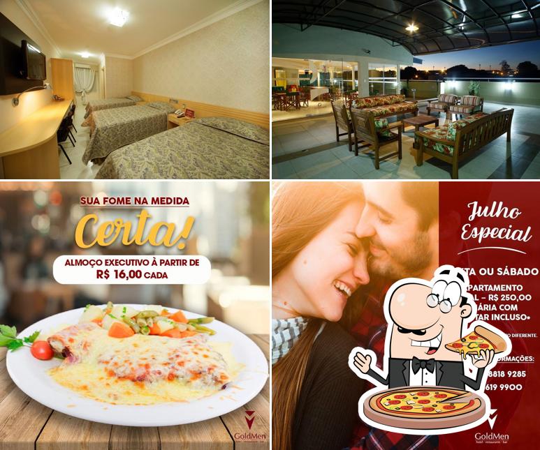 Consiga pizza no GoldMen Select Cianorte