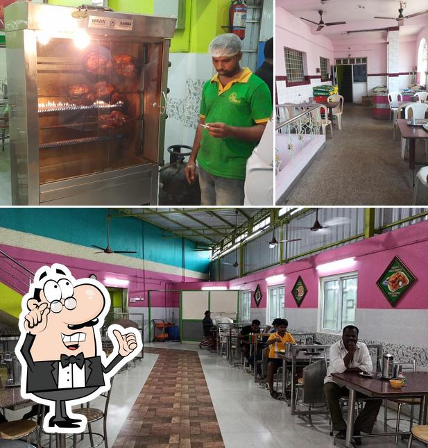 The interior of JP Jayam Biriyani Centre